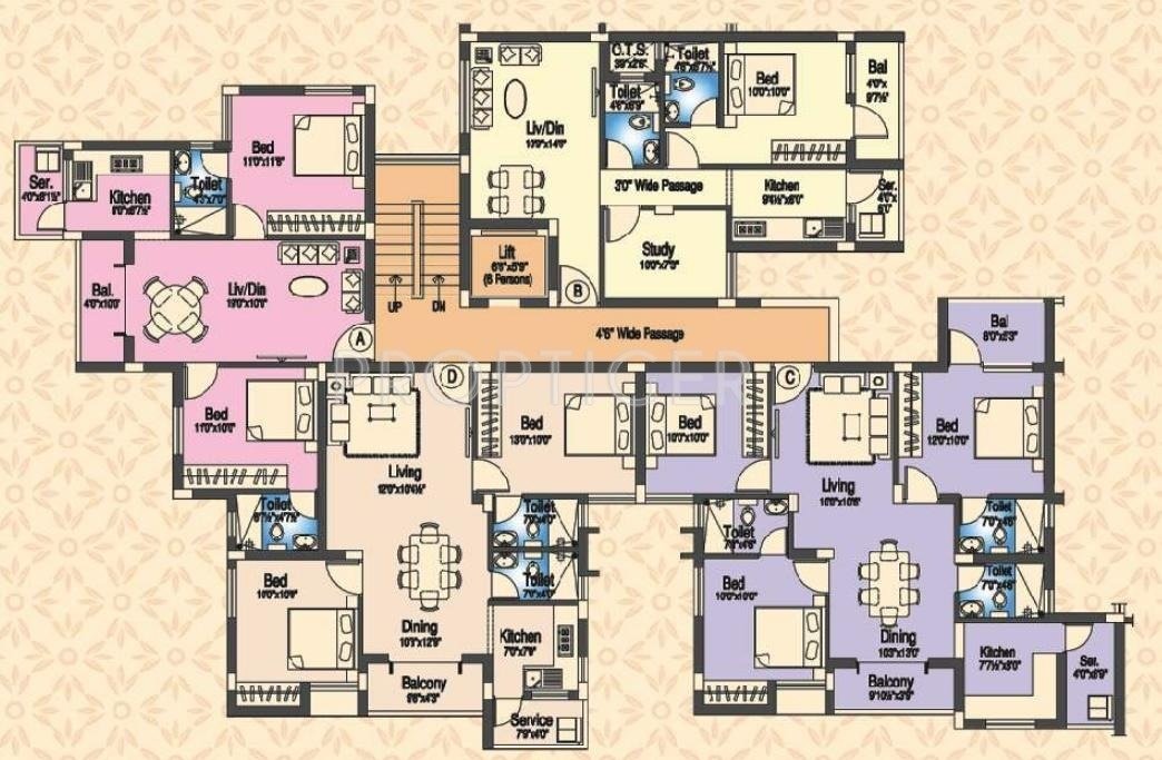 Images for Cluster Plan of Sreerosh Meadows