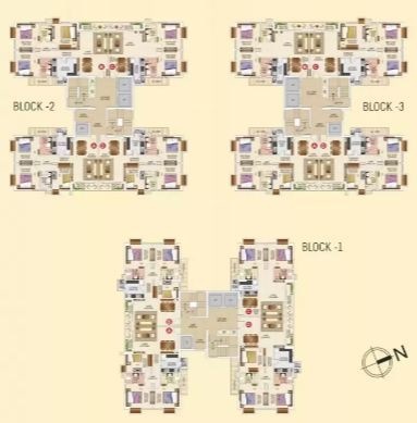  the-ektaa-lotus Tower 1 Cluster Plan