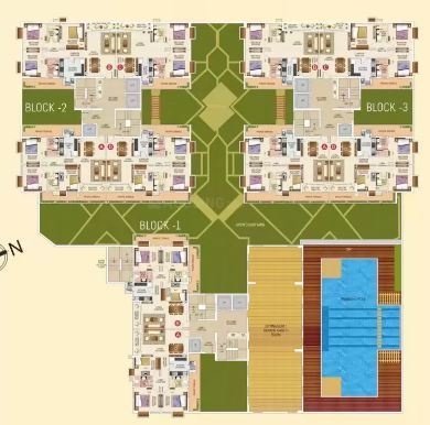  the-ektaa-lotus Tower 2 Cluster Plan