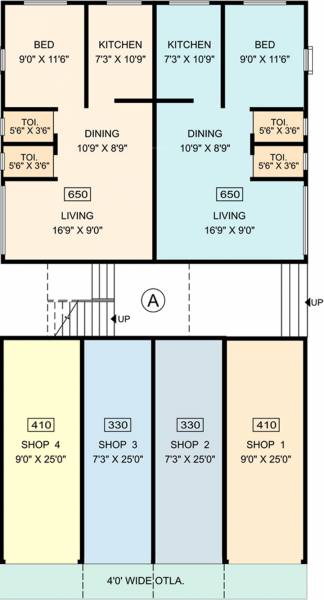 Images for Cluster Plan of Bidker Pawan Arcade