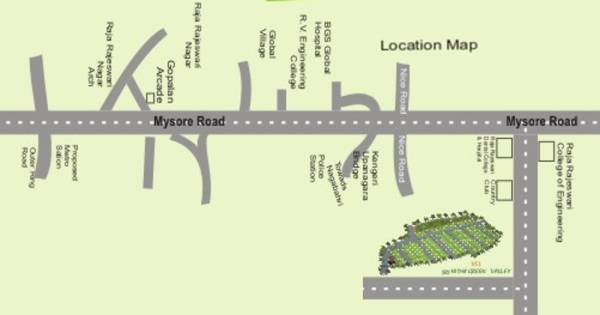 Images for Location Plan of Sri VSL Srinidhi Green Valley