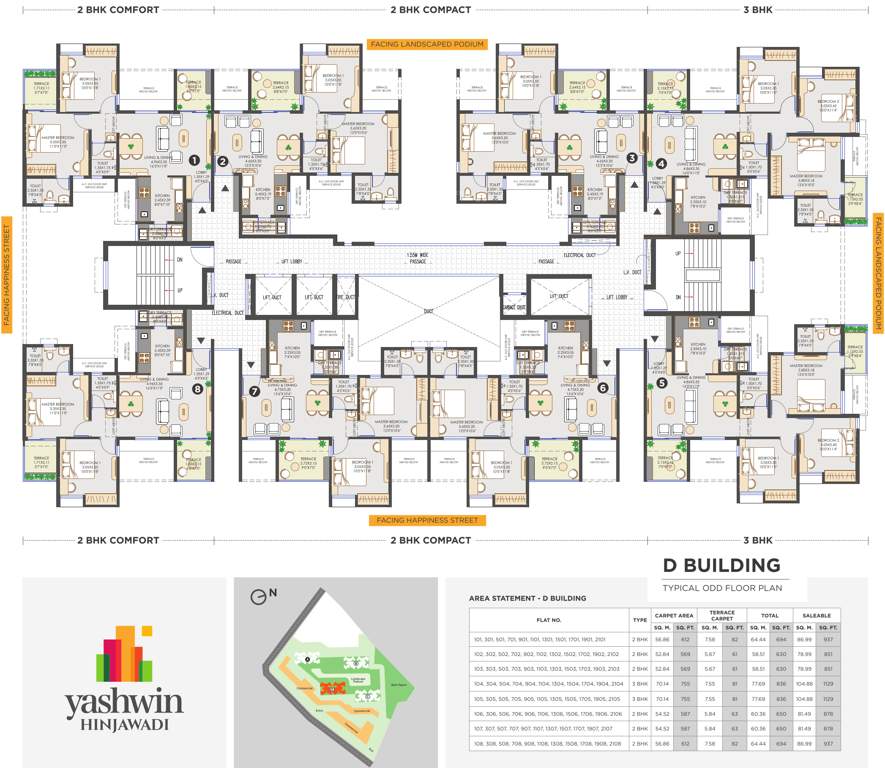  yashwin hinjawadi Images for Cluster Plan of Vilas Javdekar Yashwin Hinjawadi
