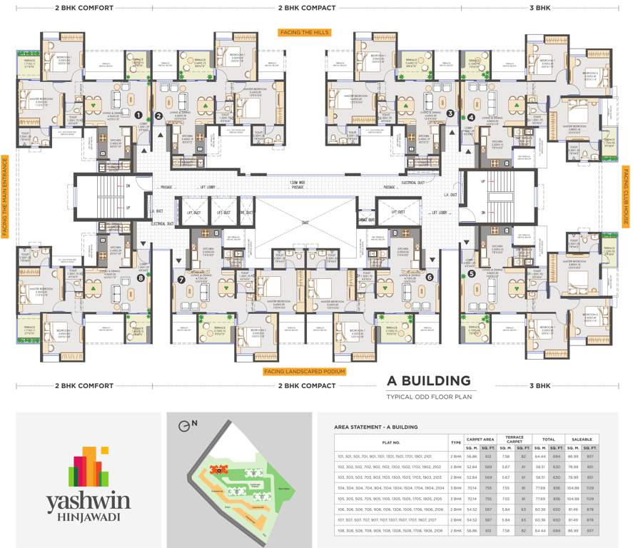  yashwin hinjawadi Images for Cluster Plan of Vilas Javdekar Yashwin Hinjawadi