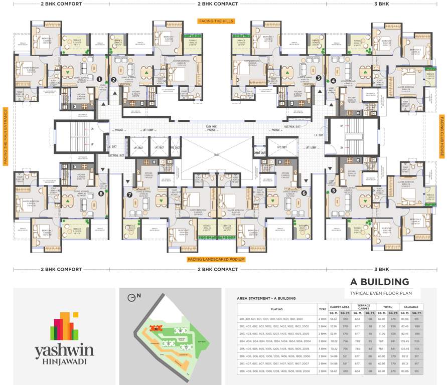  yashwin hinjawadi Images for Cluster Plan of Vilas Javdekar Yashwin Hinjawadi