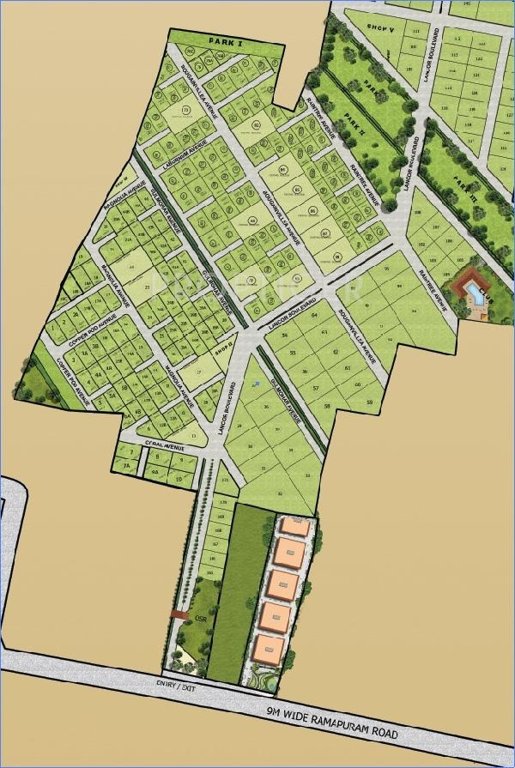 Images for Layout Plan of Lancor Town And Country