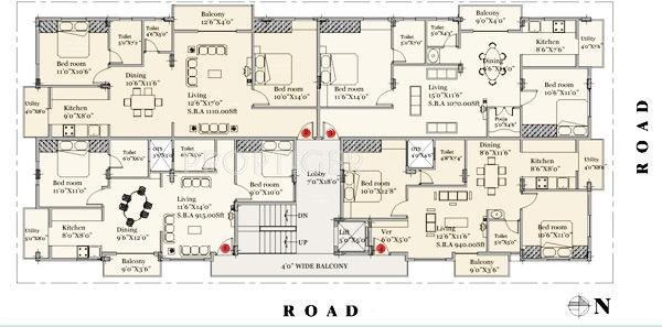 Images for Cluster Plan of Pruthvi Paradise