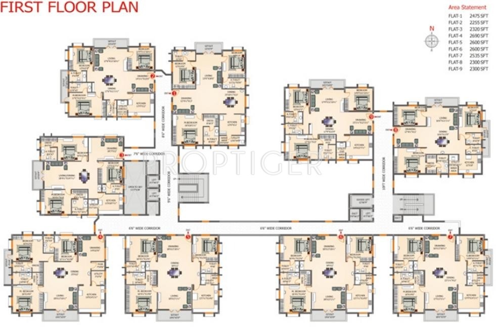 Images for Cluster Plan of Gowra Hallmark KSN Residency
