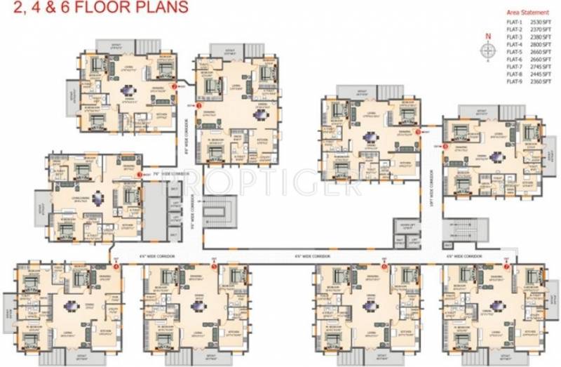 Images for Cluster Plan of Gowra Hallmark KSN Residency