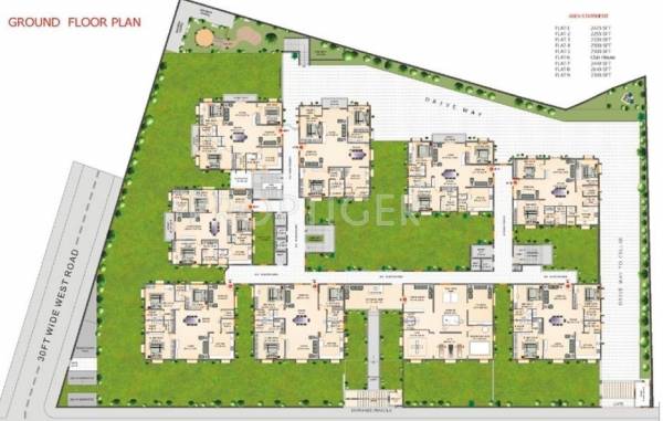 Images for Cluster Plan of Gowra Hallmark KSN Residency