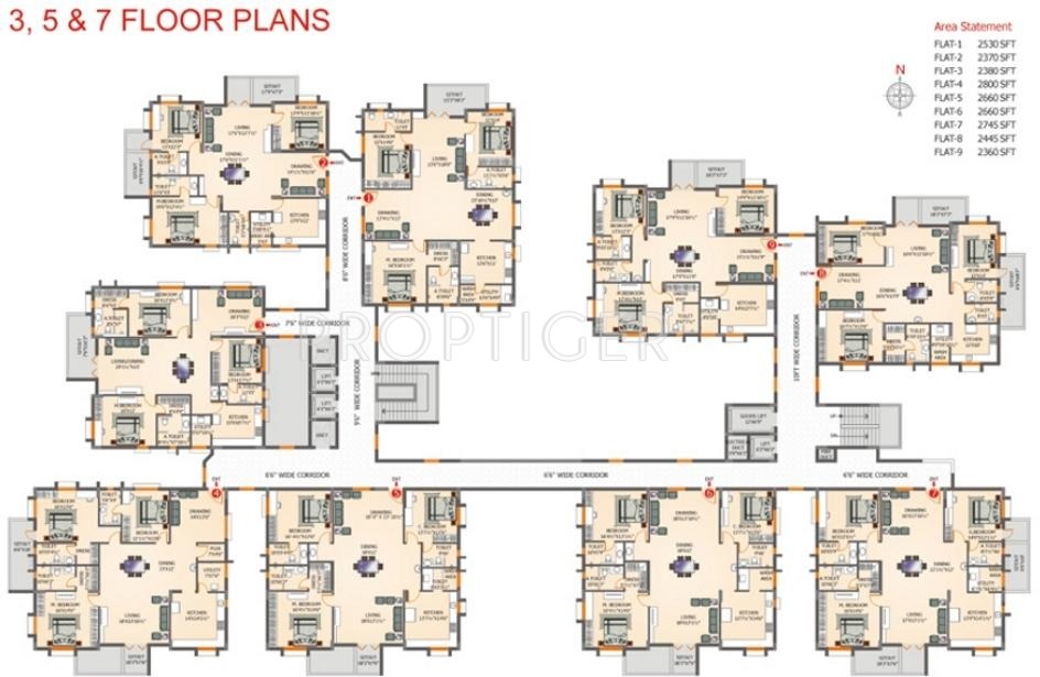 Images for Cluster Plan of Gowra Hallmark KSN Residency
