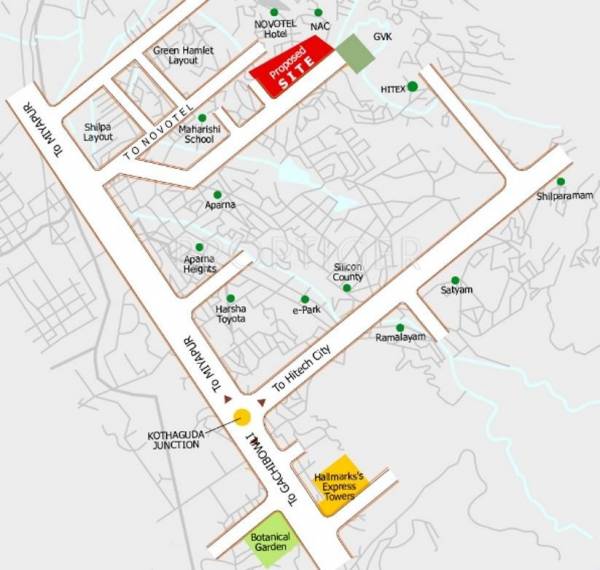 Images for Location Plan of Gowra Hallmark KSN Residency