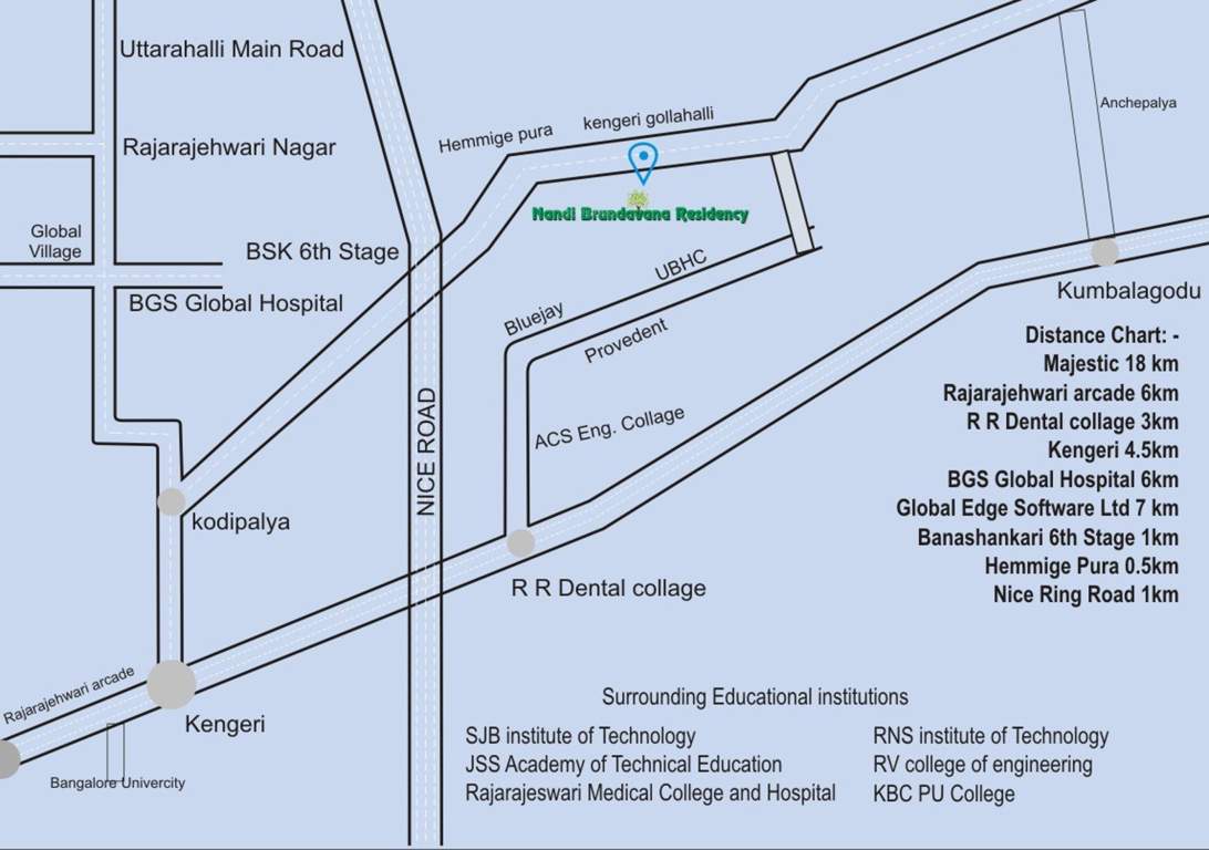 Images for Location Plan of Sri Brundavana Residency