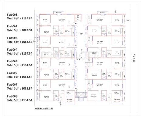 Images for Cluster Plan of Pruthvi Comforts