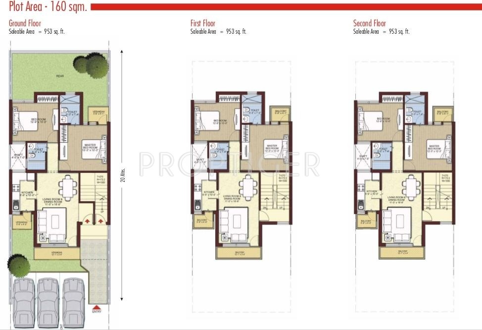 Images for Cluster Plan of Unitech Uni Homes