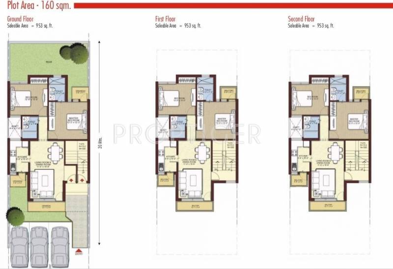 Images for Cluster Plan of Unitech Uni Homes