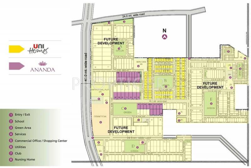 Images for Master Plan of Unitech Ananda