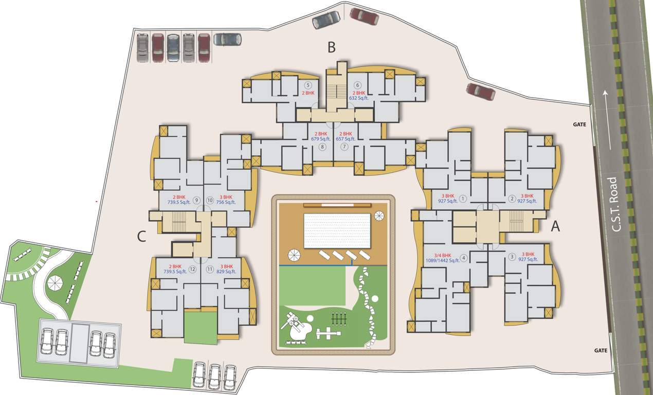  centroid a Images for Layout Plan of Kabra Centroid A