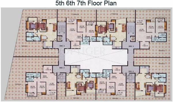 Images for Cluster Plan of SD Bhalerao Rajdeep Galleria