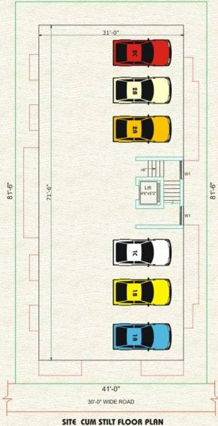 Images for Cluster Plan of Karthikeyan Foundations Anjana