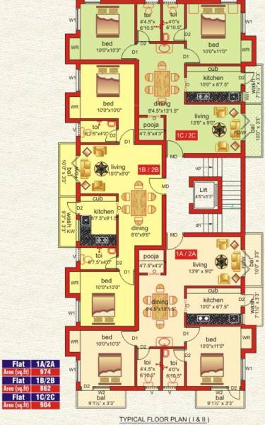 Images for Cluster Plan of Karthikeyan Foundations Anjana