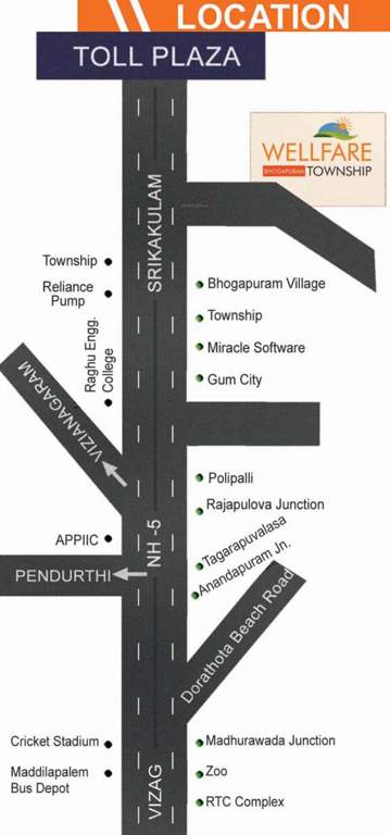 Images for Location Plan of Wellfare Bhogapuram Phase 2