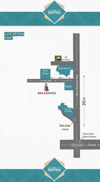  exotica Images for Location Plan of BSA Exotica