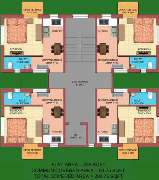Images for Cluster Plan of Aspirana Malabar Residency