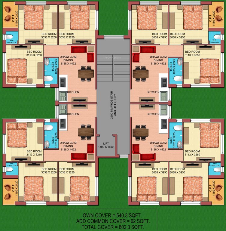 Images for Cluster Plan of Aspirana Malabar Residency