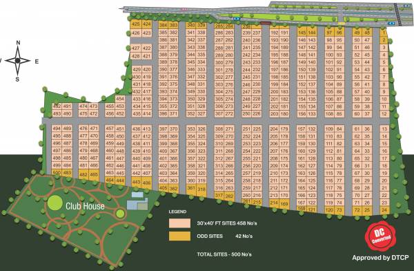 Images for Layout Plan of Mithrabhoomi Nature Town