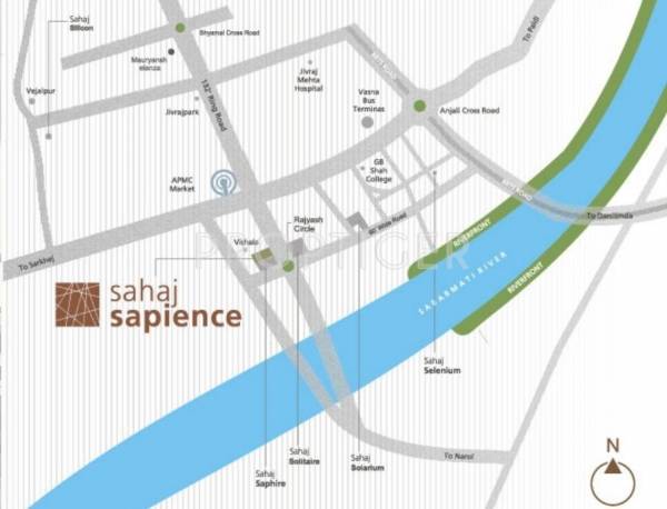 Rajyash Group Sahaj Sapience Location Plan