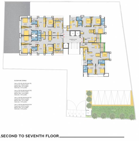  elegance Elegance Cluster Plan from 2nd to 7th Floor