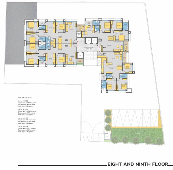  elegance Elegance Cluster Plan from 8th to 9th Floor