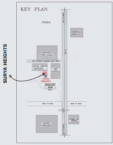  surya-heights Images for Location Plan of AKVS Surya Heights