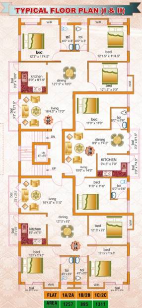 Images for Cluster Plan of Karthikeyan Foundations Anusha