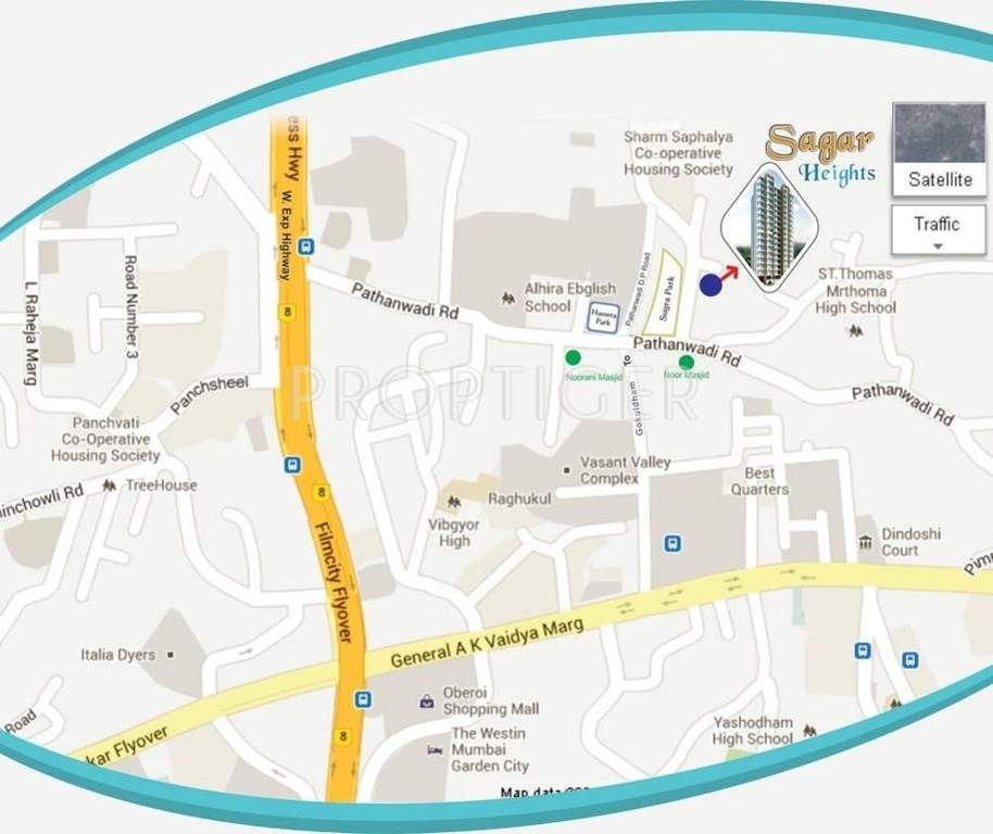  heights Images for Location Plan of Sagar Heights
