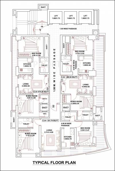 Images for Cluster Plan of Rubberwala Housing Infrastructure Shafi Castle