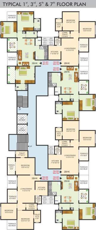 Images for Cluster Plan of Sai Sais Leela