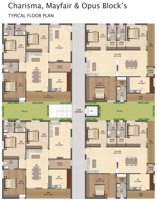  capital empire Images for Cluster Plan of Aadya Capital Empire