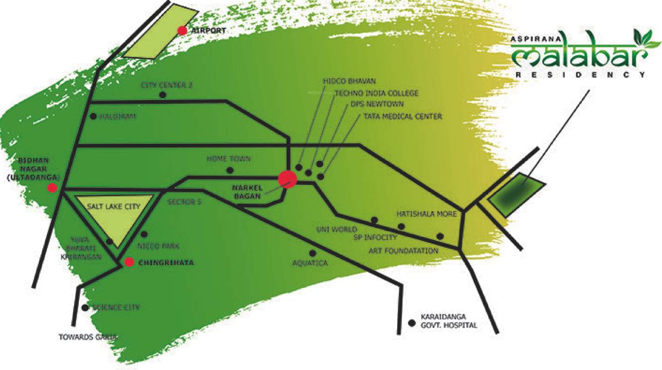 Images for Location Plan of Aspirana Malabar Residency Villa