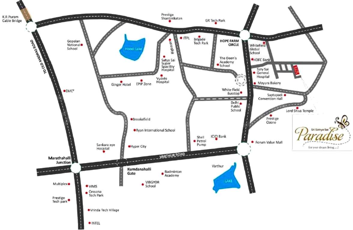  om sri satya sai paradise Images for Location Plan of Om Sai Developers Bangalore Om Sri Satya Sai Paradise