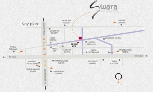 Location Plan Rajyash Group Swara Location Plan