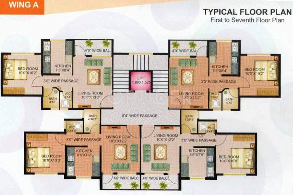 Images for Cluster Plan of Vasturachna Constructions Vinayak Darshan