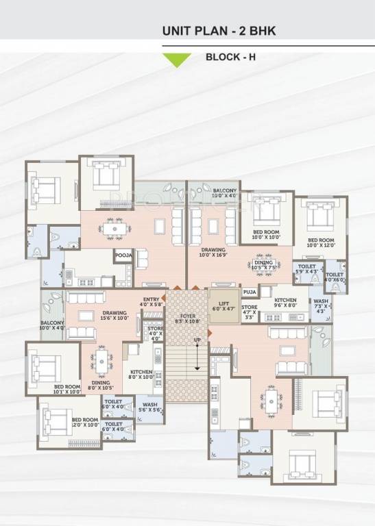 green iris Block E Cluster Plan