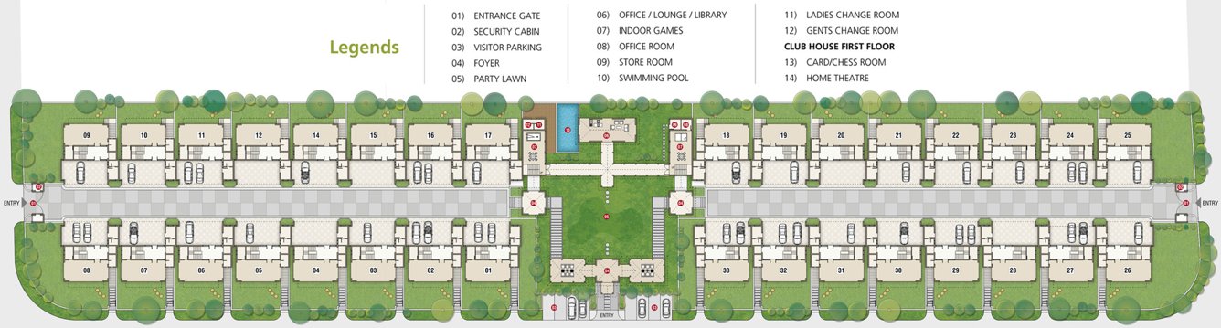 Images for Layout Plan of Vrundavan Shree Vrundavan Villa 6