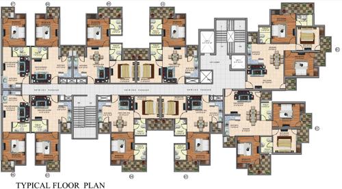  hitaishi-heights Images for Cluster Plan of Dev Hitaishi Heights