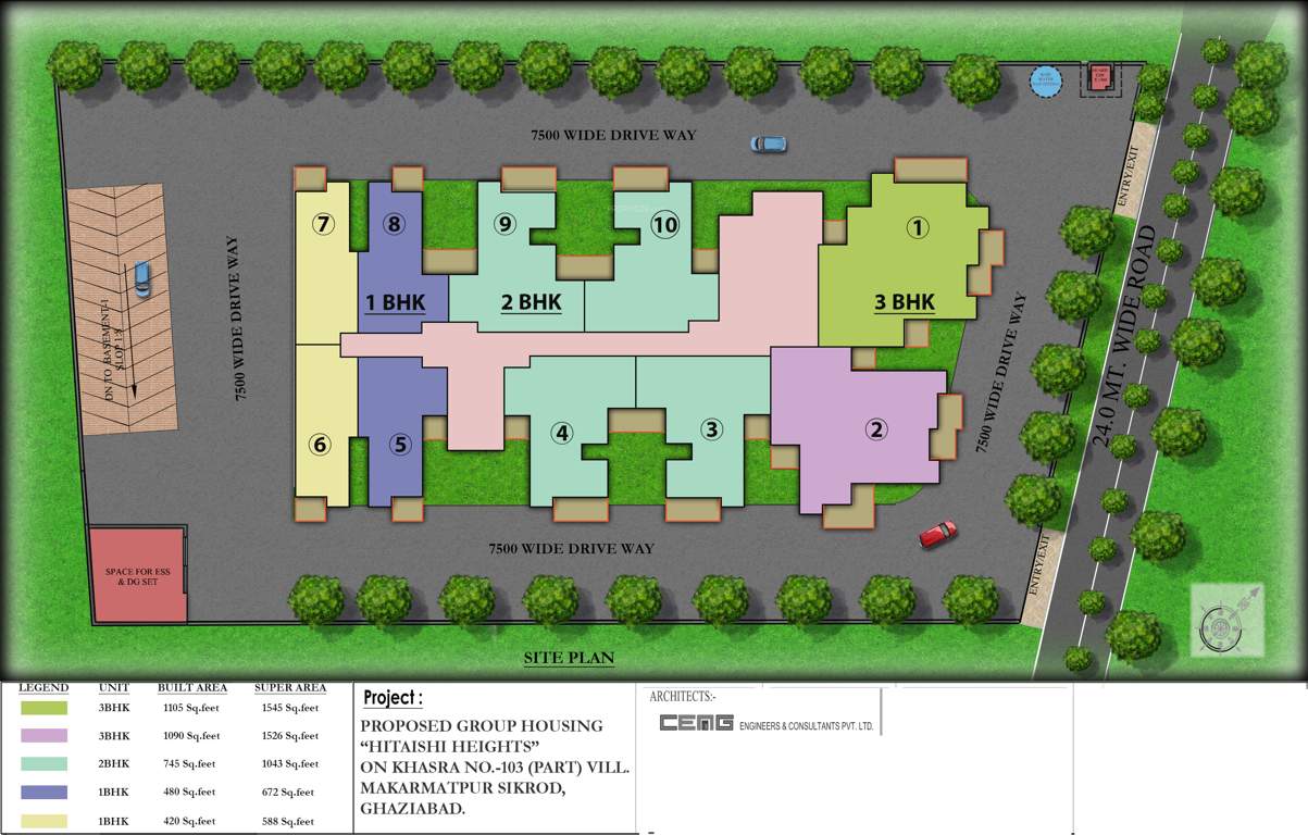 hitaishi heights Images for Layout Plan of Dev Hitaishi Heights