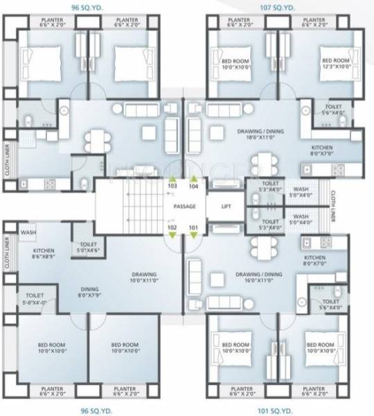 Images for Cluster Plan of Rajyash Sahaj Solitaire