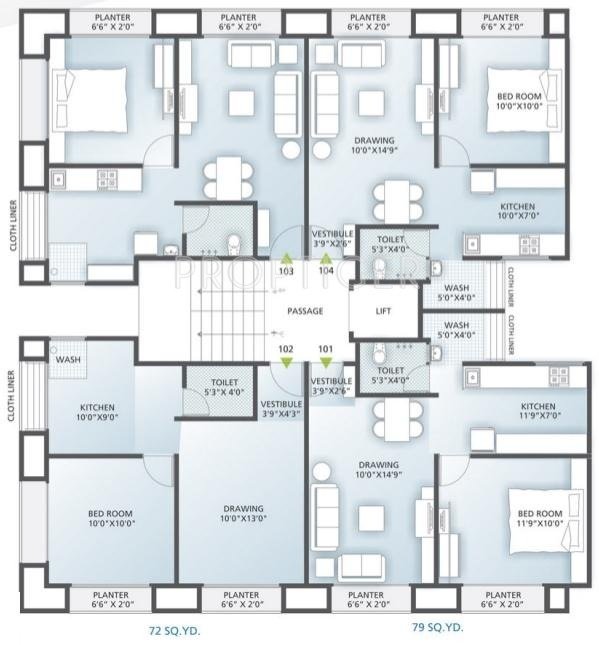 Images for Cluster Plan of Rajyash Sahaj Solitaire