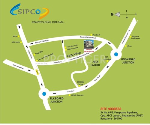  brundhavan Images for Location Plan of Srivari Brundhavan