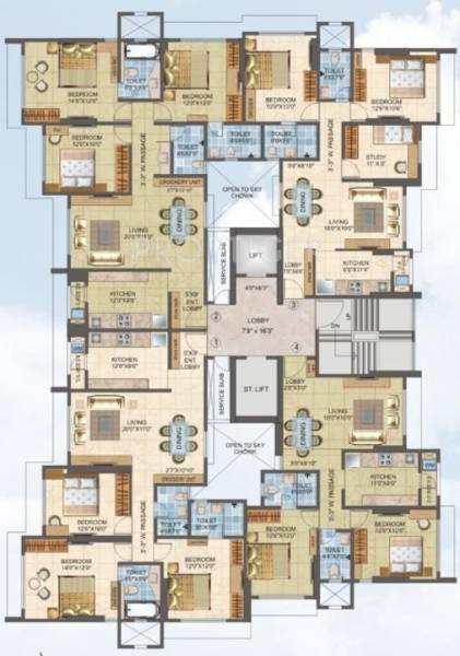 Images for Cluster Plan of DCPL Vishwadeep Heights